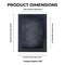 Elegant Charcoal Wood Shadow Box Frame with Acrylic Front - Dark Grey Suede Backing, 30 Sizes